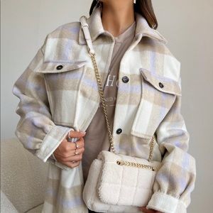 New Flannel long sleeve shacket